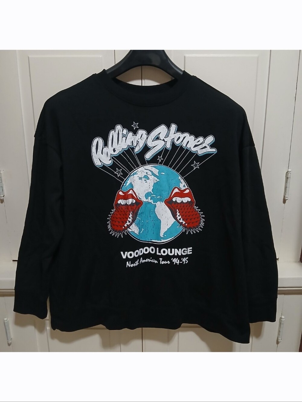 Terra & Sky Women’s Rolling Stones Sweatshirt Size 14 W Size 0X Voodoo Lounge